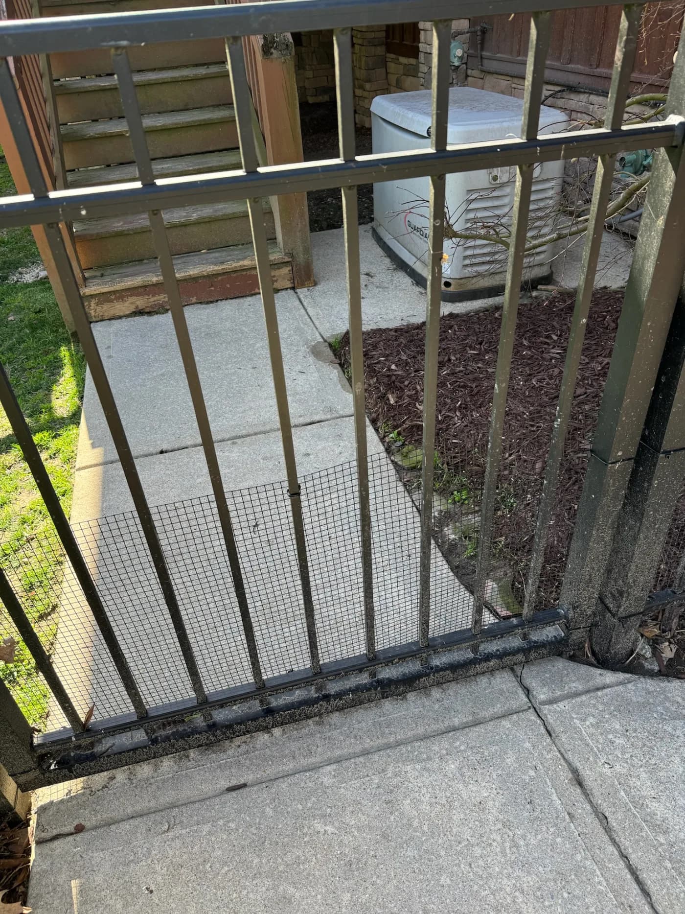 Fence pressure wash – wood restored