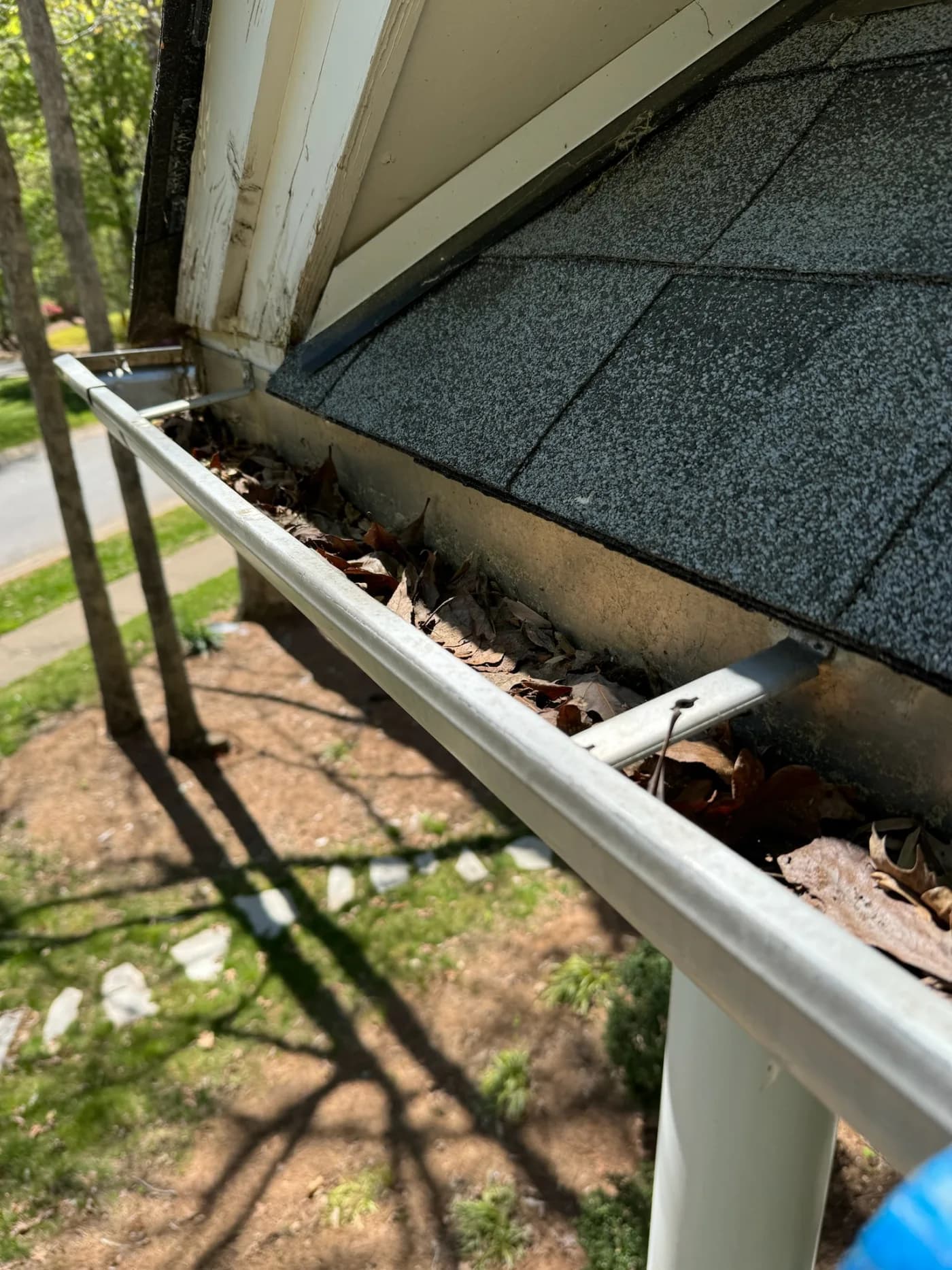Gutter debris removal service