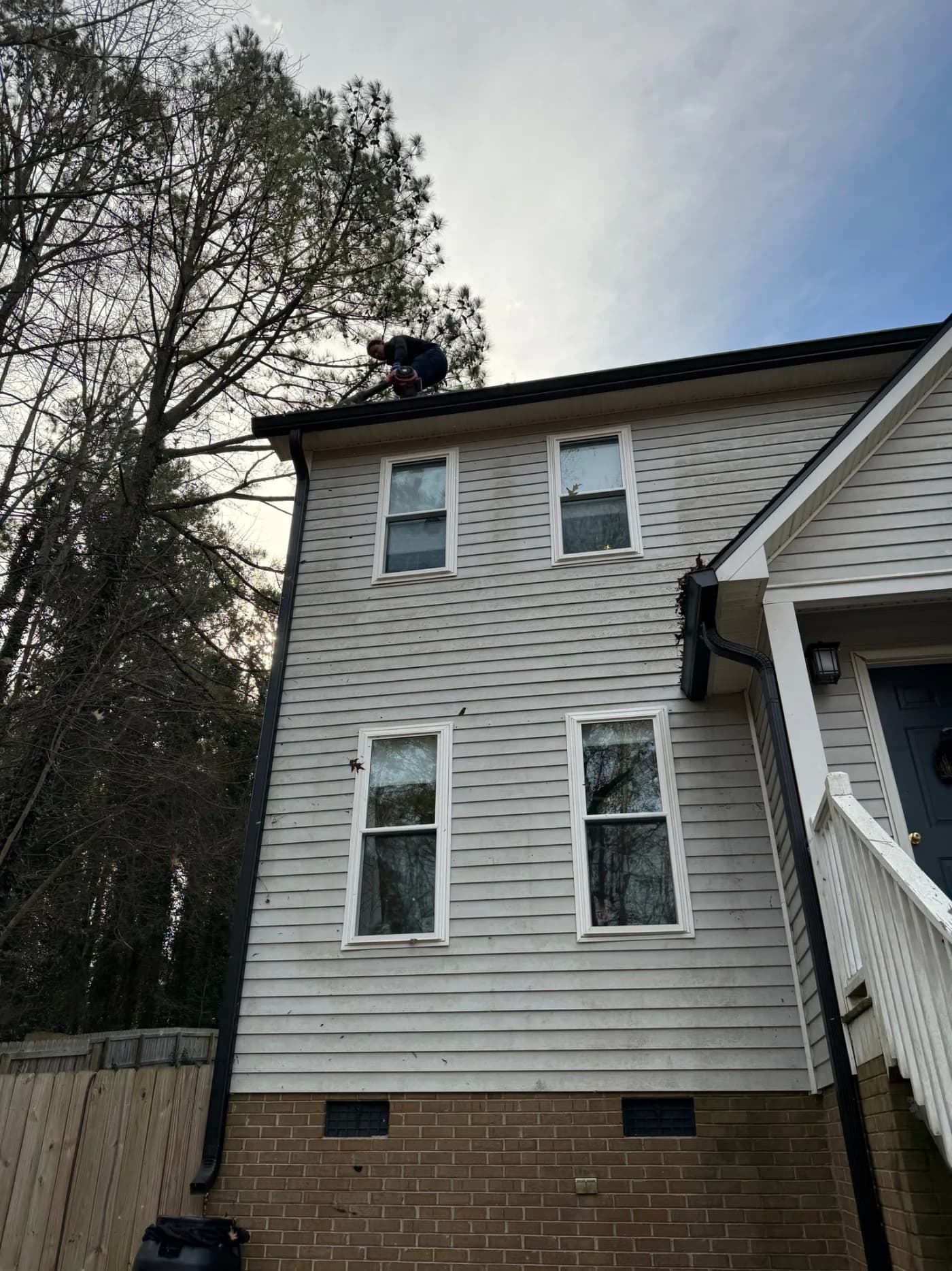Soft wash – algae and mold removed