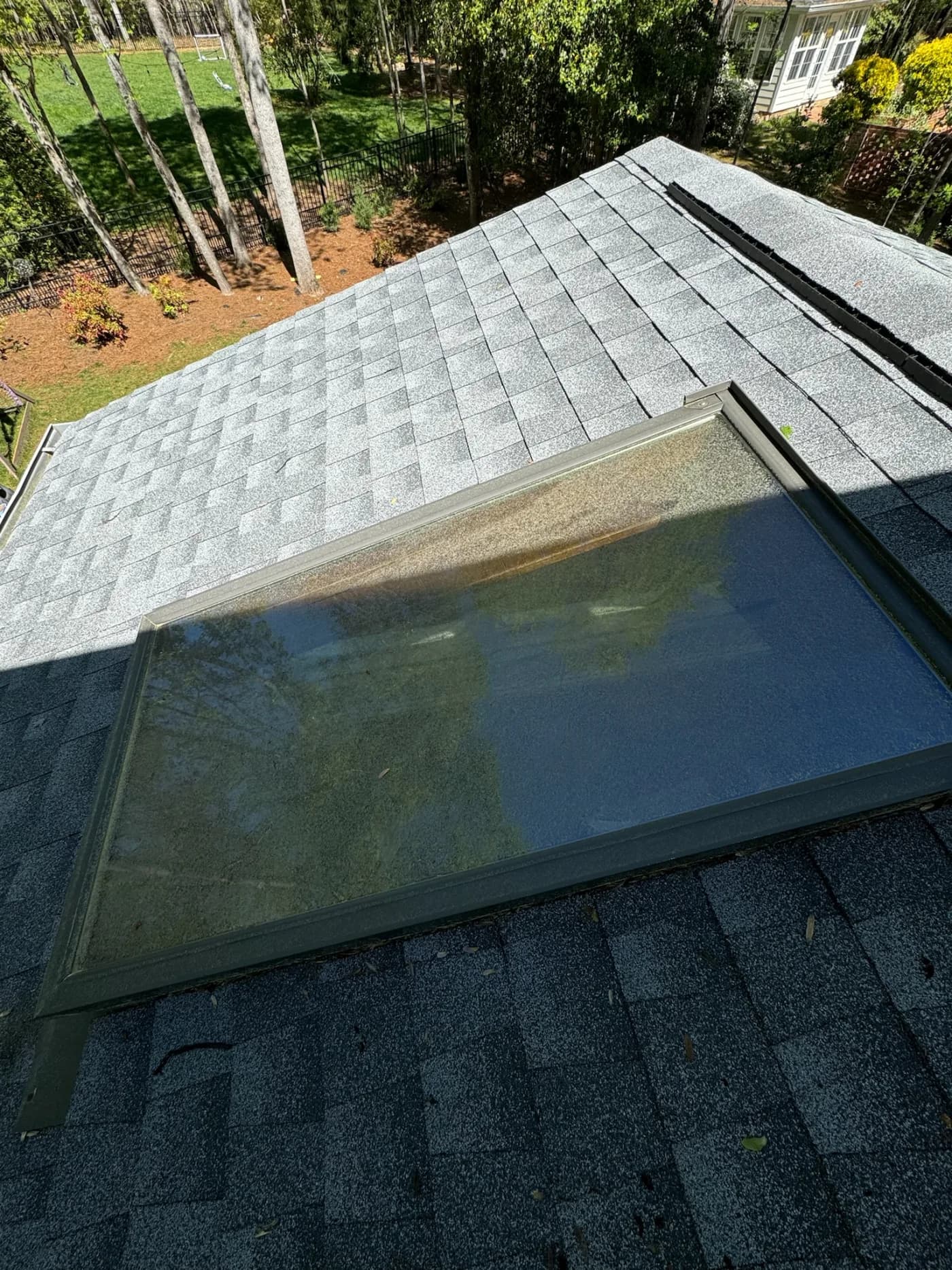 Soft wash roof – moss and lichen removed